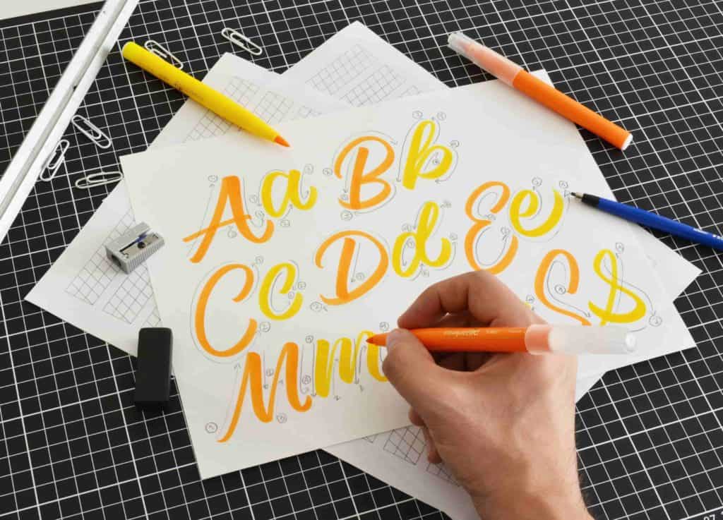 How To Do Brush Lettering the EASY Way 2019 Lettering Daily