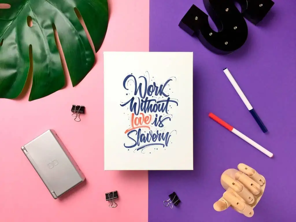 How to present your hand lettering and calligraphy - Lettering Daily