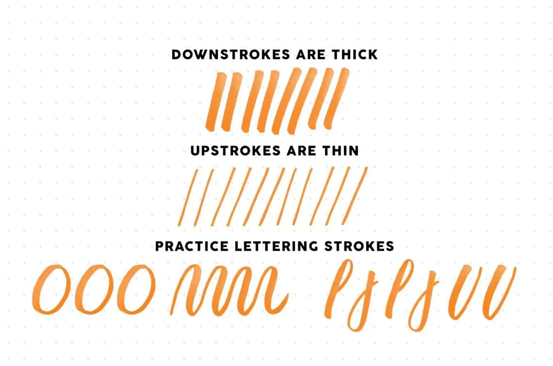 brush lettering for beginners, a step-by-step guide - Lettering Daily