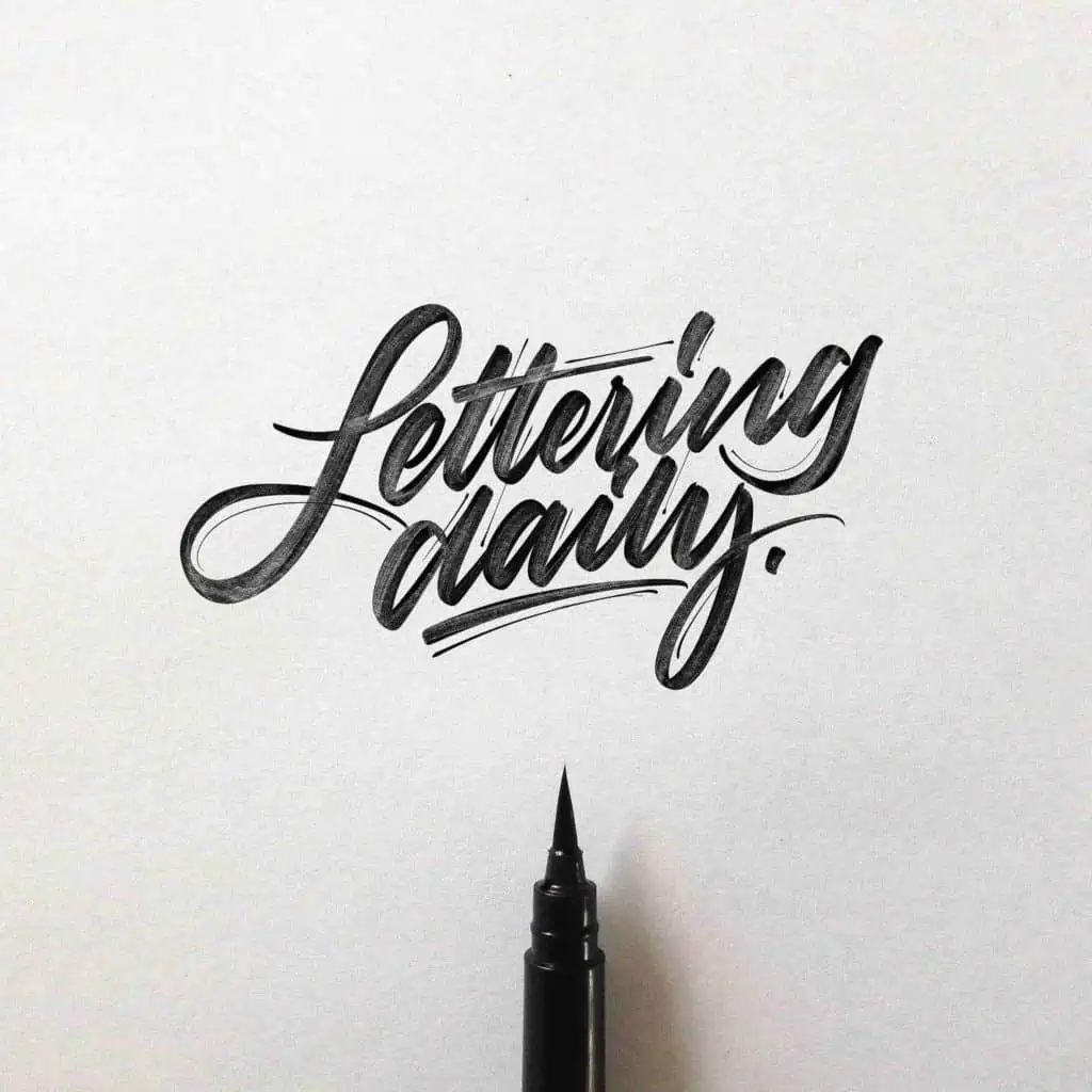 David Milan hand lettering interview - Lettering Daily -min