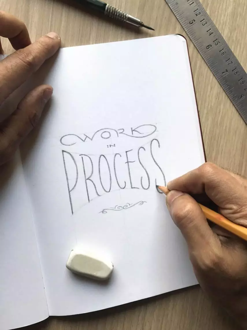 Creating hand lettering in 8 easy steps - Lettering Daily