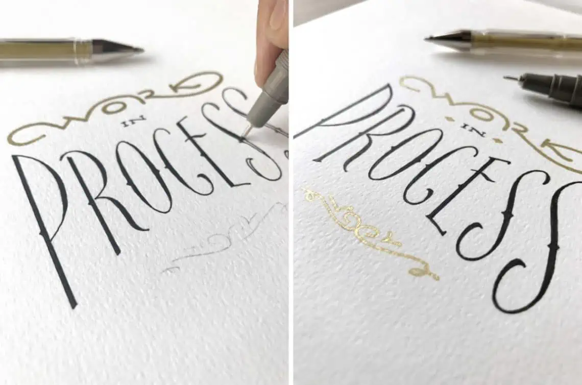 Creating hand lettering in 8 easy steps - Lettering Daily