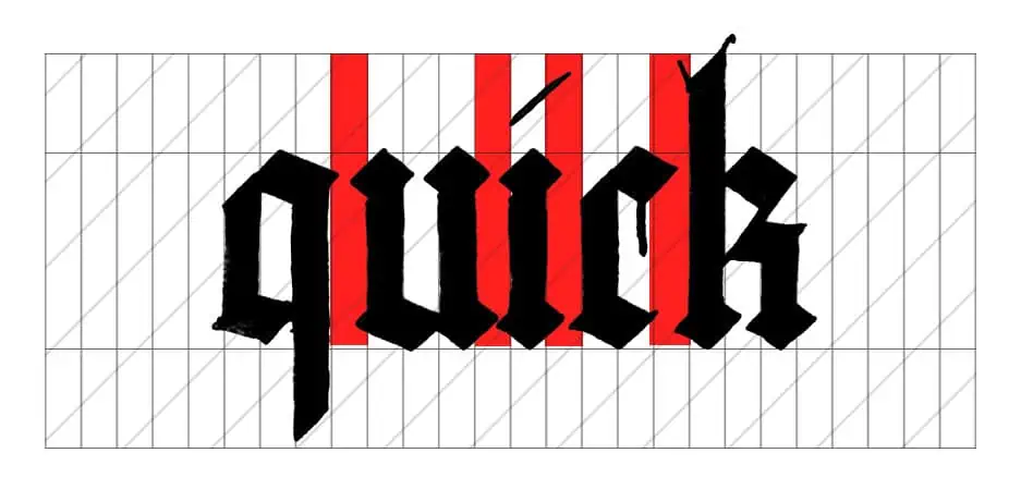 Blackletter Calligraphy Guide For Beginners -step-by-step 2018 | Lettering Daily