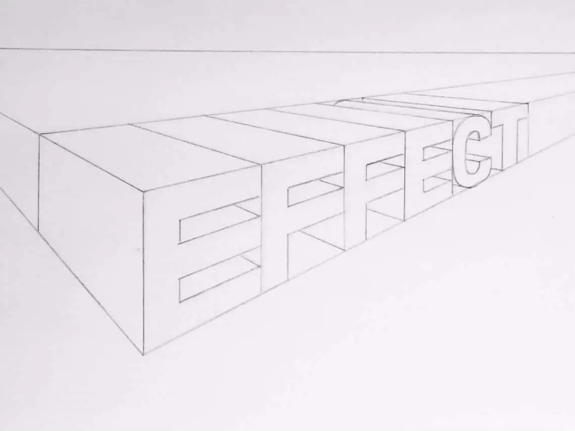 How To Draw Letters In Perspective - 2018 Lettering Daily