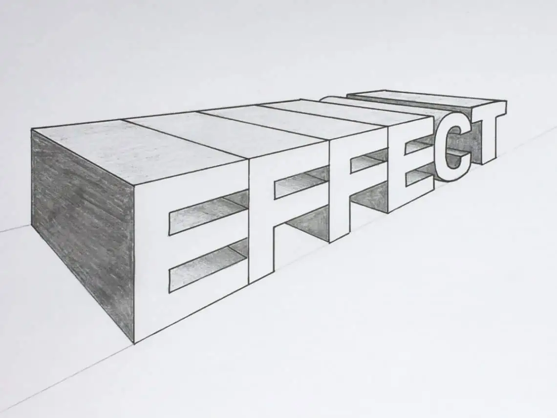 How To Draw Letters In Perspective - 2018 Lettering Daily