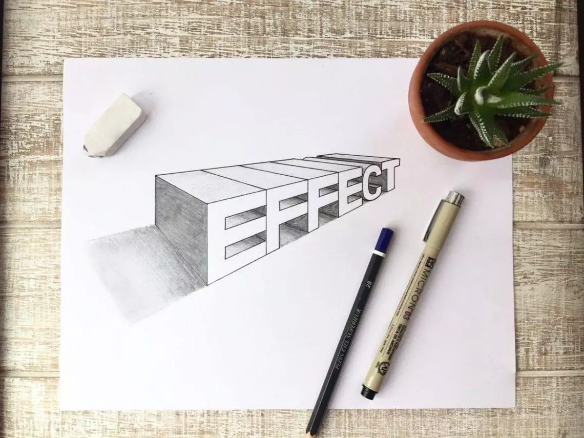 How To Draw Letters In Perspective - 2018 Lettering Daily