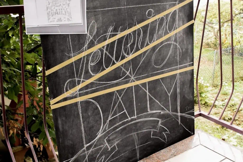 How To Do Chalk Lettering (7 EASY steps - 2018) - Lettering Daily