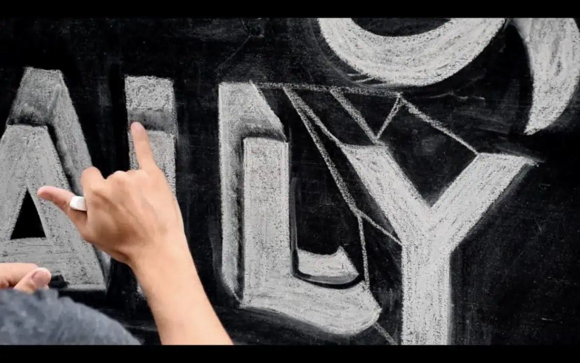 How To Do Chalk Lettering (7 EASY steps - 2018) - Lettering Daily