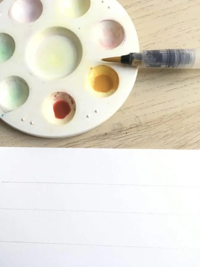 HOW TO DO water brush lettering - Lettering Daily