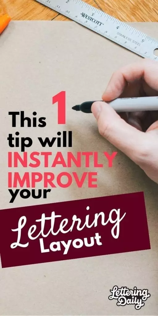 This one tip will improve your lettering layout