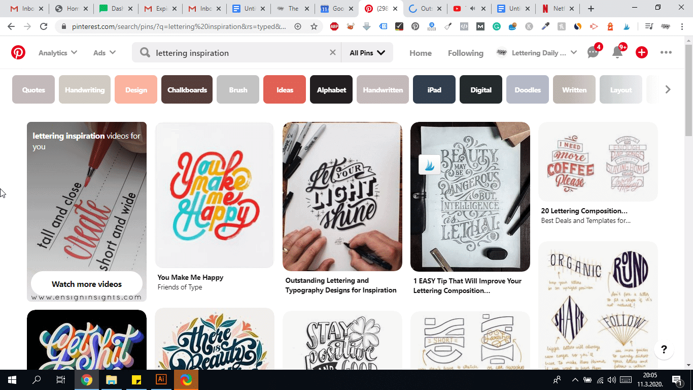 Setting up Guides for Hand Lettering: Part 1 