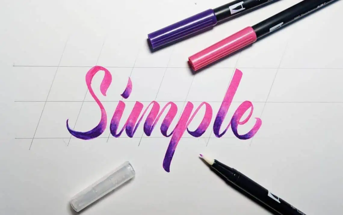 5 ways you can add a gradient effect to your lettering - Lettering Daily