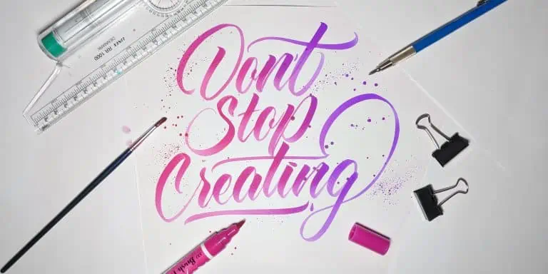 5 ways you can add a gradient effect to your lettering - Lettering Daily