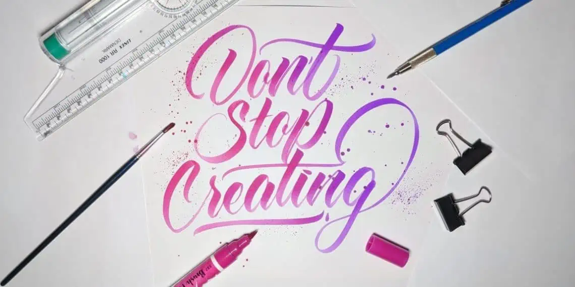 5 ways you can add a gradient effect to your lettering - Lettering Daily