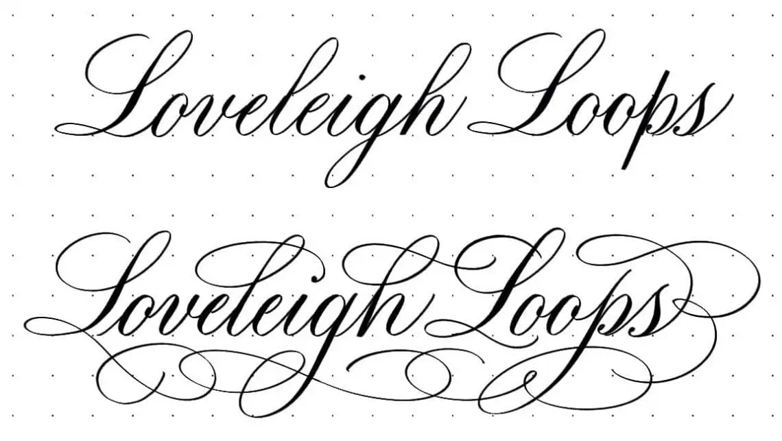 How to get started with calligraphy flourishing - Lettering Daily