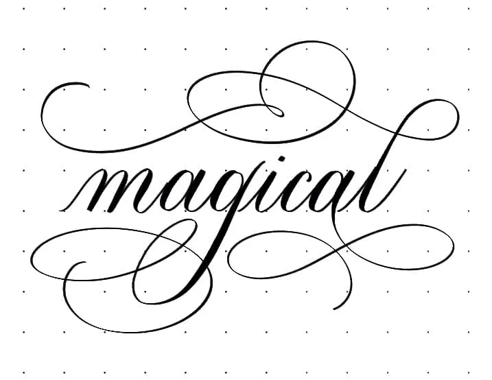 How to get started with calligraphy flourishing - Lettering Daily