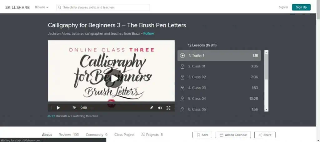 21 OF THE BEST CLASSES FOR LETTERING & CALLIGRAPHY - Lettering Daily