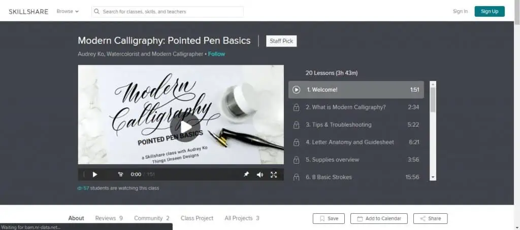 21 OF THE BEST CLASSES FOR LETTERING & CALLIGRAPHY - Lettering Daily