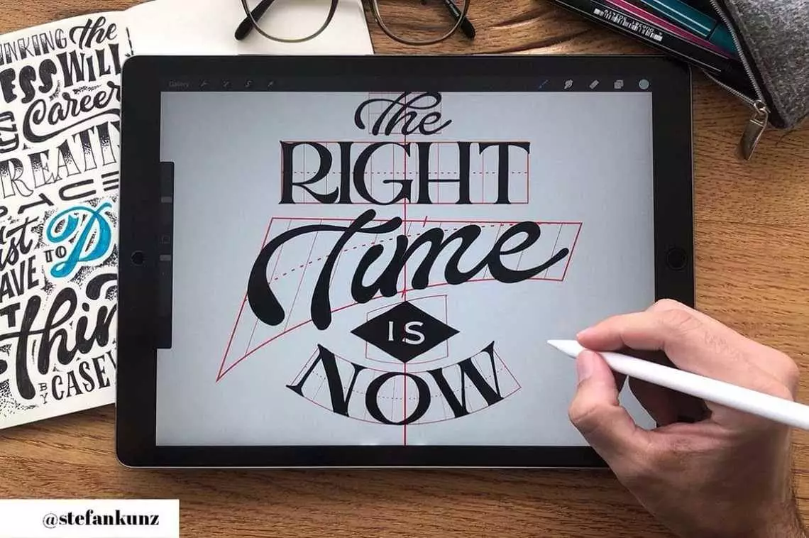 Create EASY Lettering Layouts - Grid Builder Review - Lettering Daily