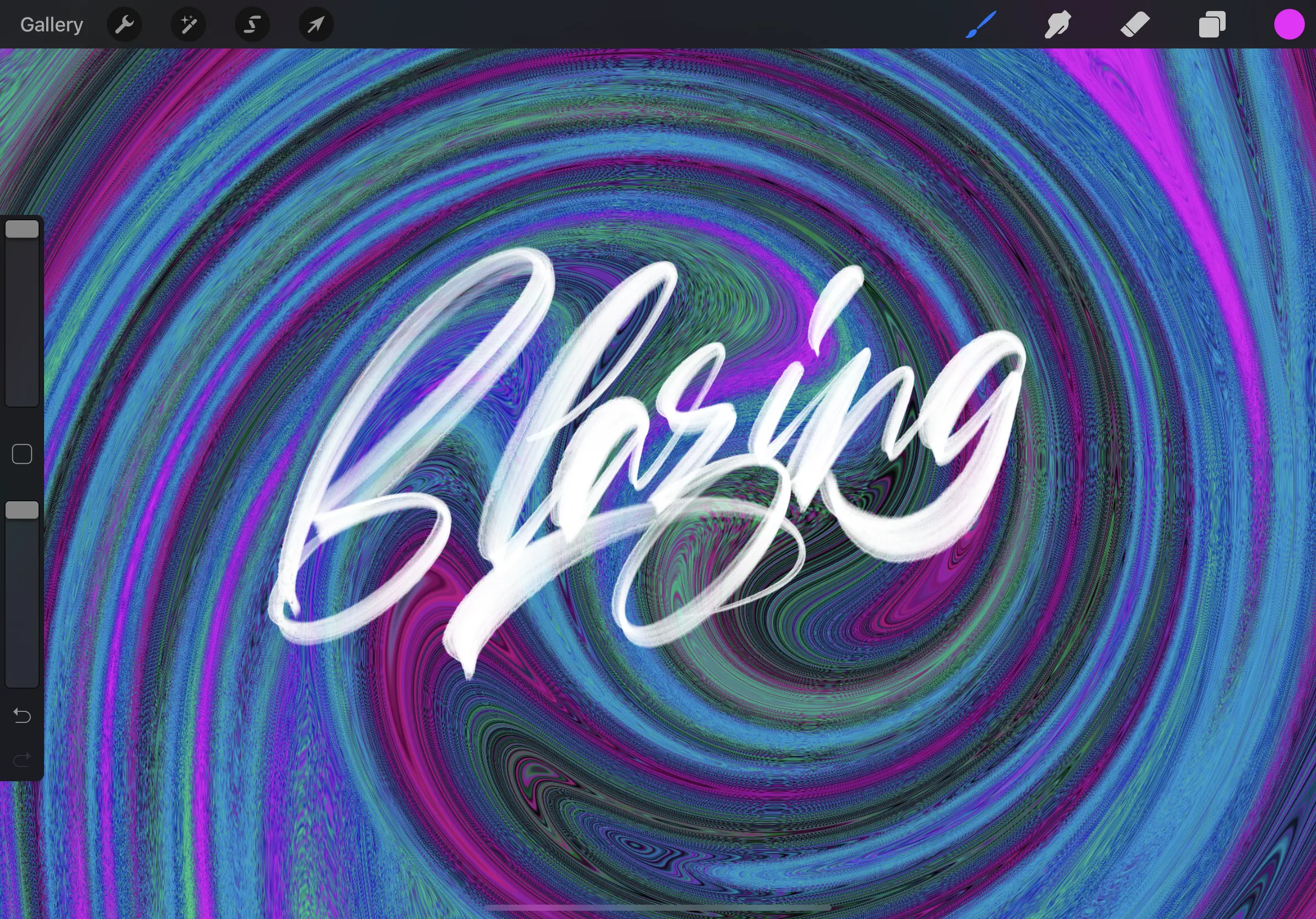 iPad lettering for beginners - how to use Procreate - Lettering Daily