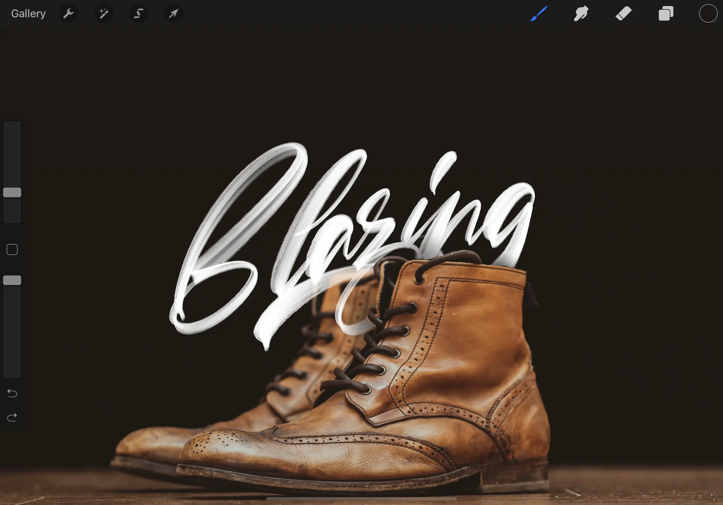 iPad lettering for beginners - how to use Procreate - Lettering Daily