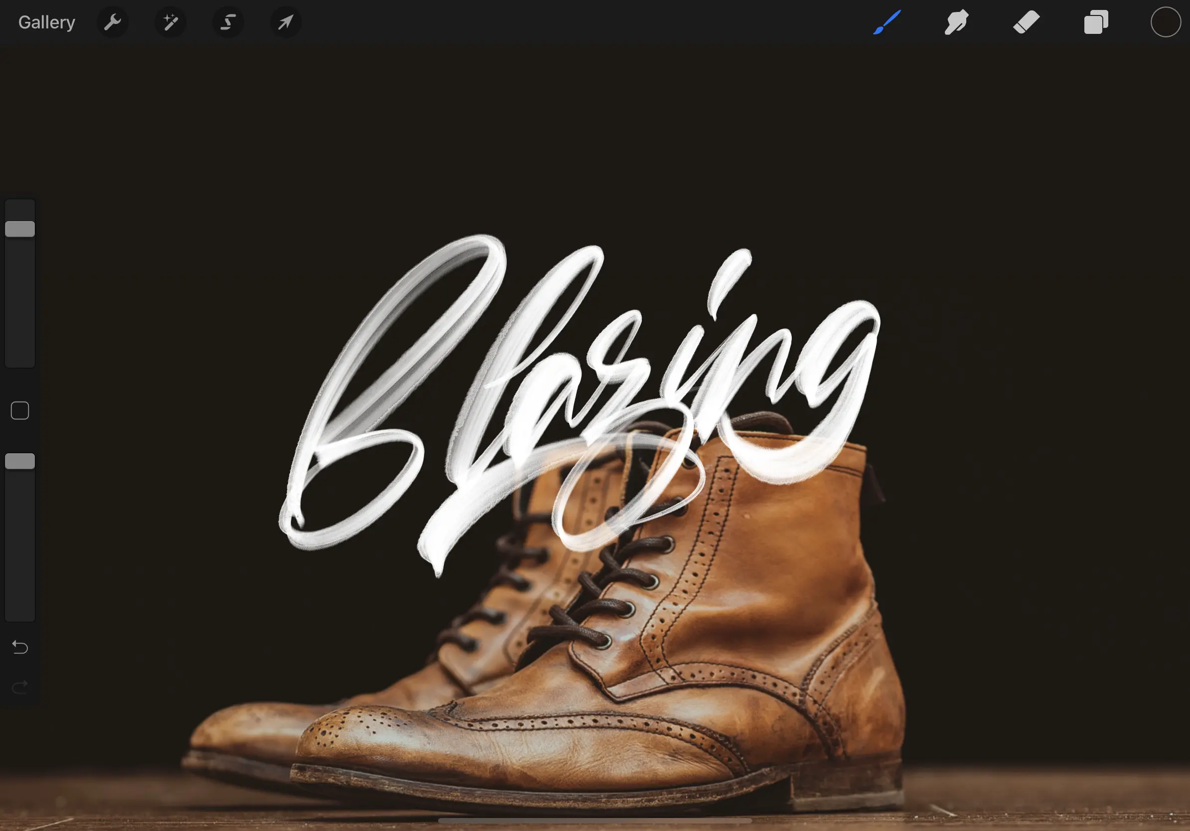 iPad lettering for beginners - how to use Procreate - Lettering Daily