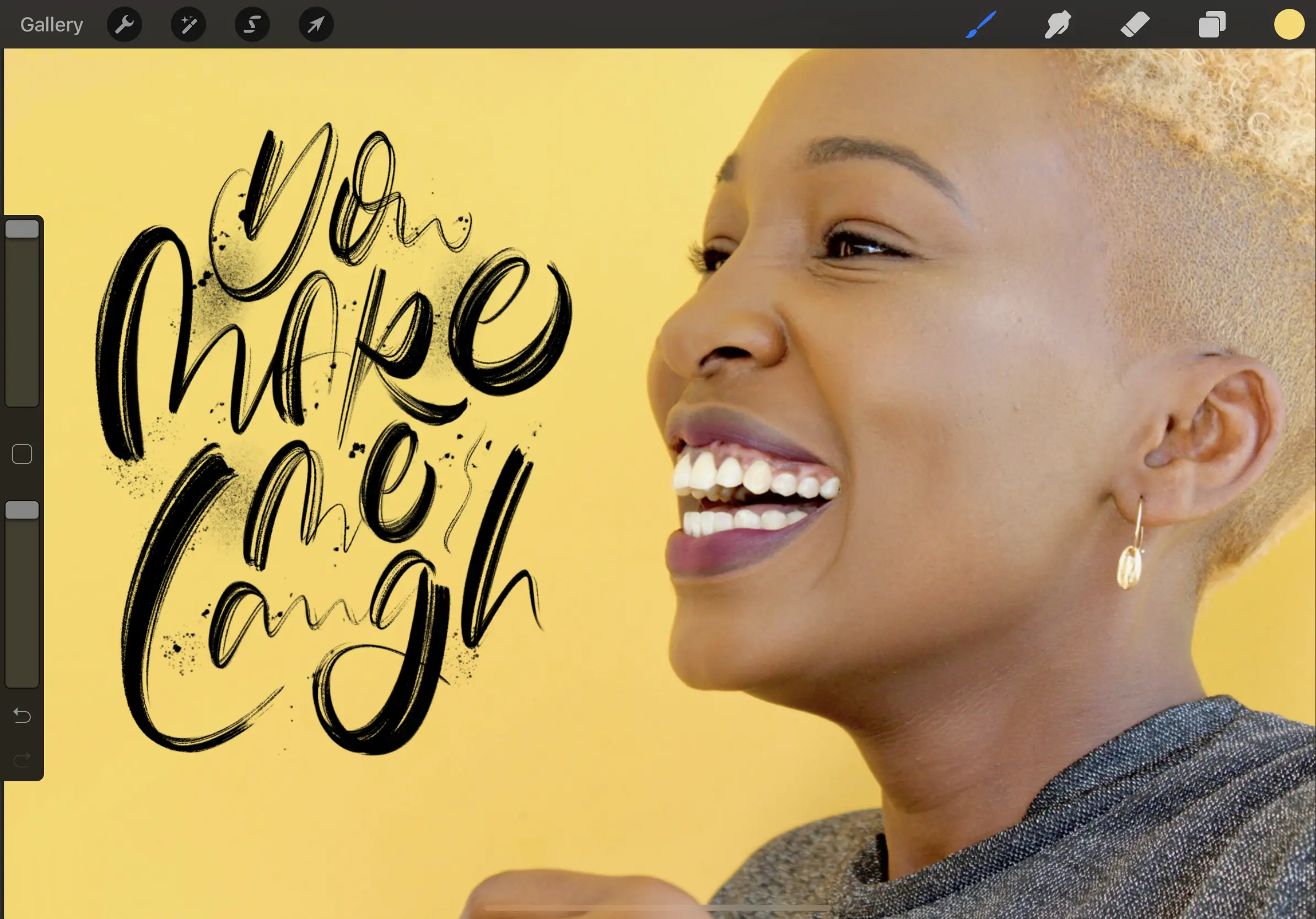 iPad lettering for beginners - how to use Procreate - Lettering Daily