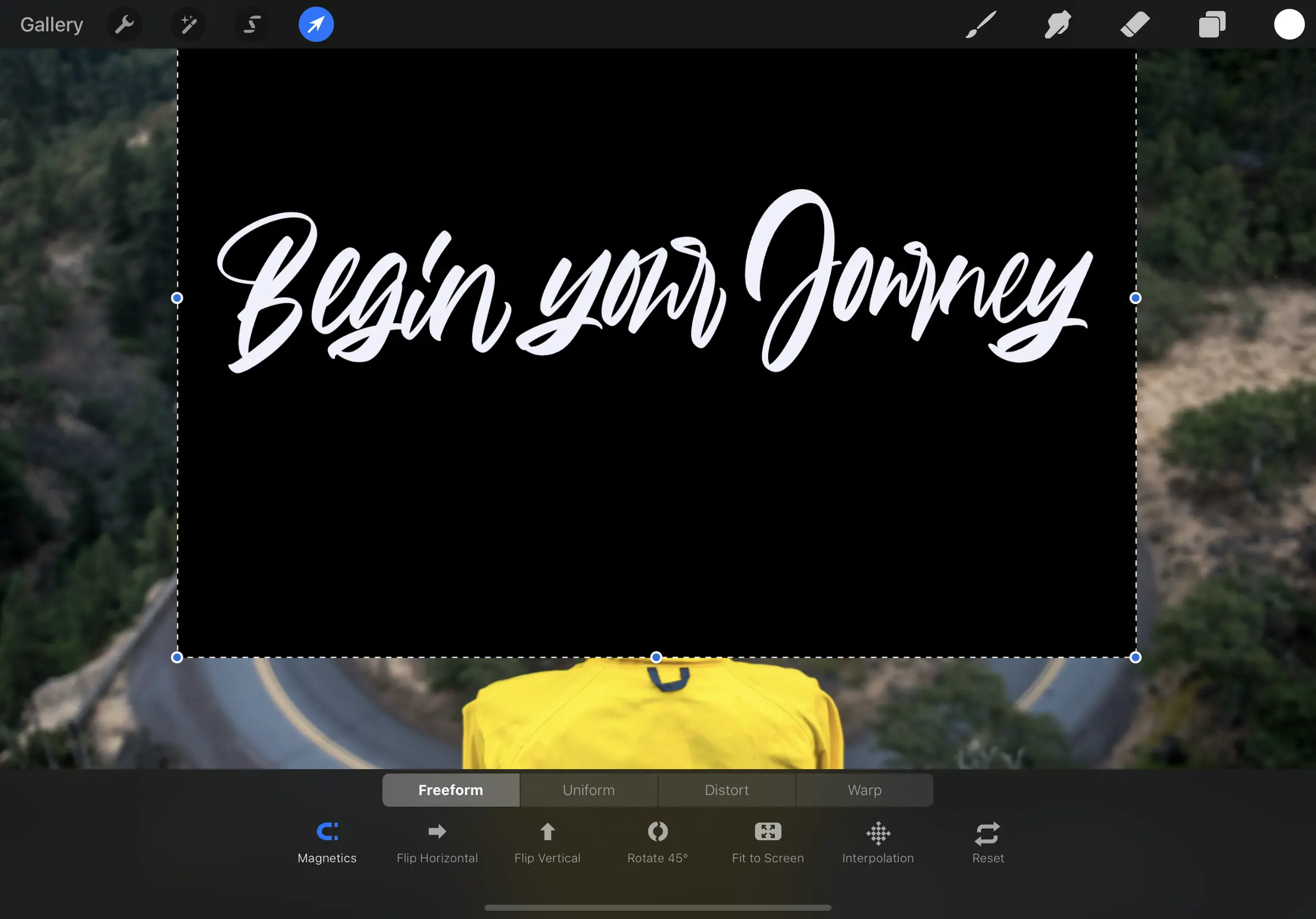 iPad lettering for beginners - how to use Procreate - Lettering Daily