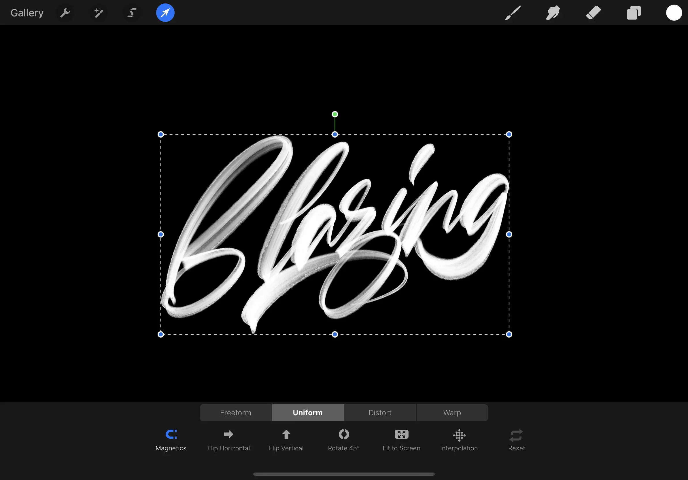 iPad lettering for beginners - how to use Procreate - Lettering Daily