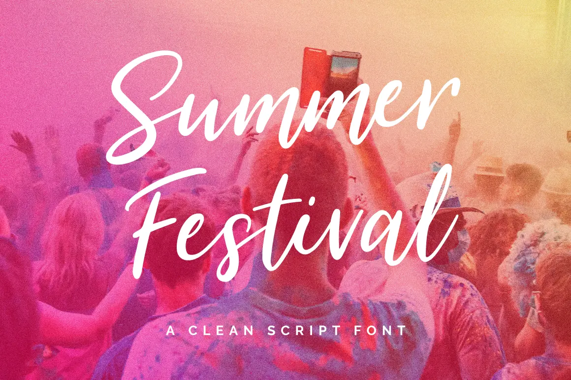 01-Summer-Festival-calligraphy font