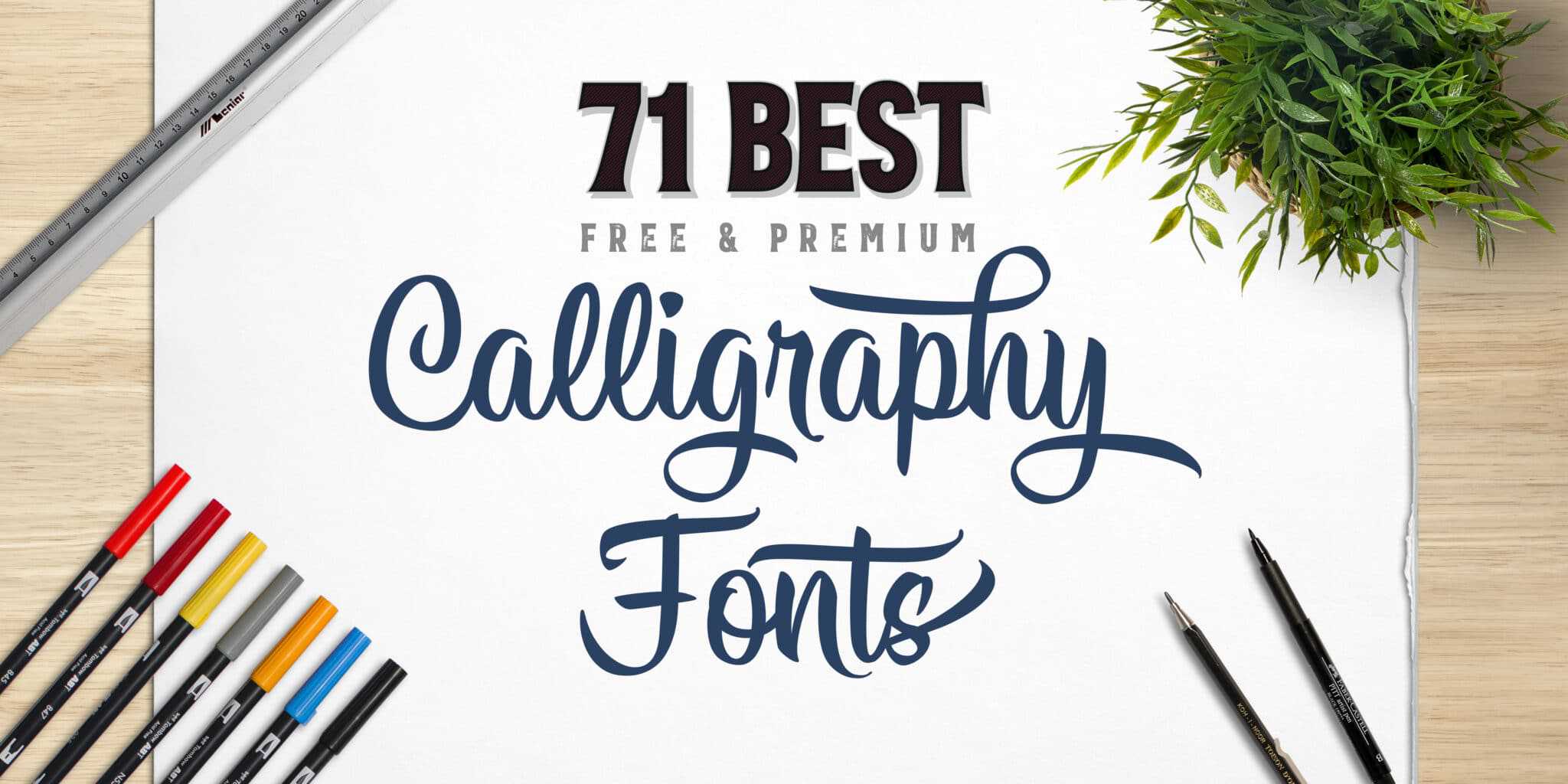 free calligraphy fonts with glyphs