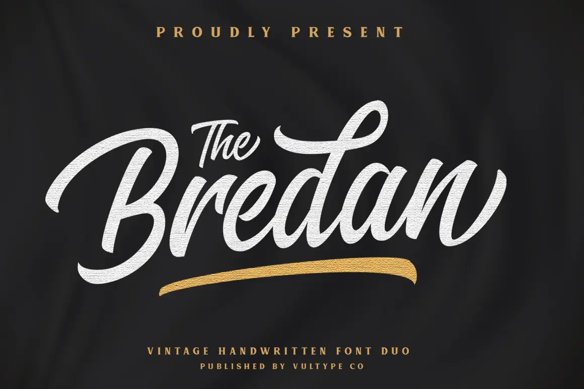 Bredan-Vintage- calligraphy font