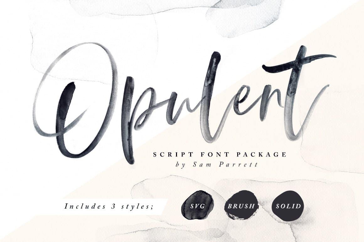 Opulent-calligraphy font