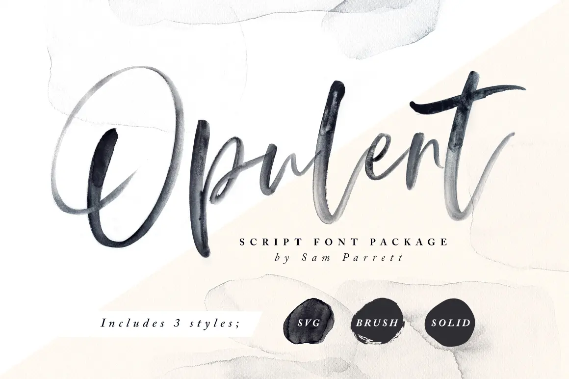 Opulent-calligraphy font