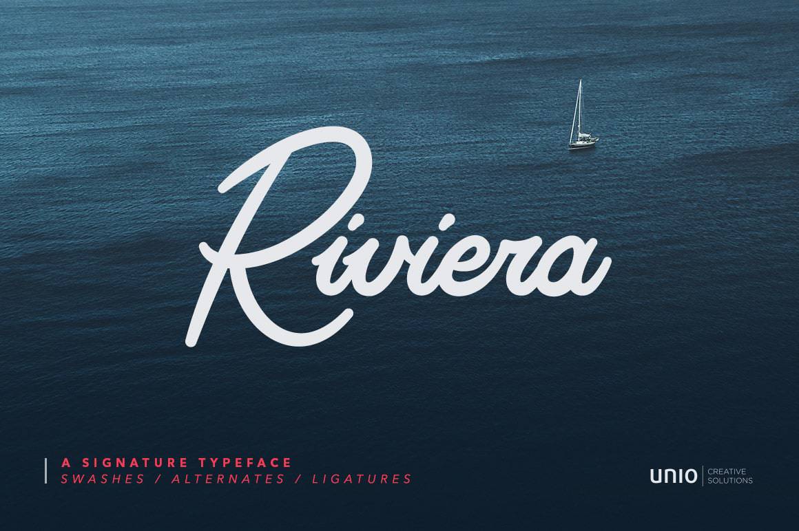 Riviera-Signature-Font-cover