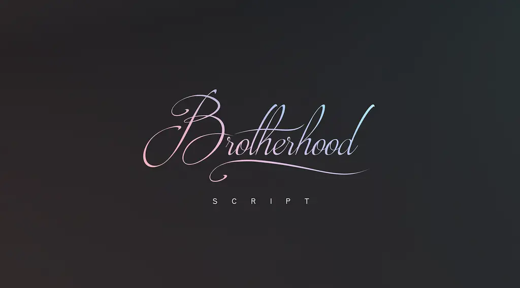 brotherhood-script-font cover