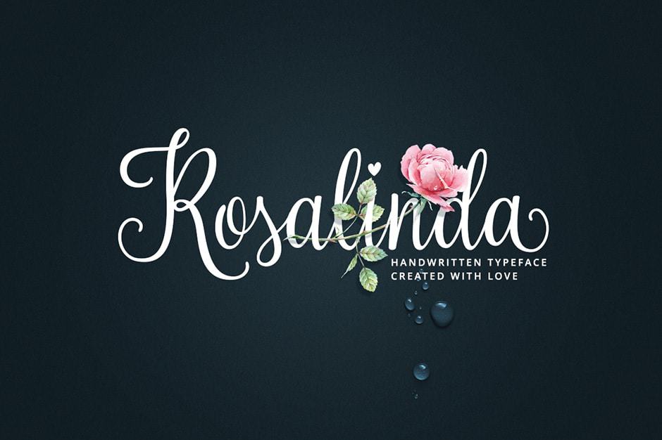 Rosalinda Calligraphy Font
