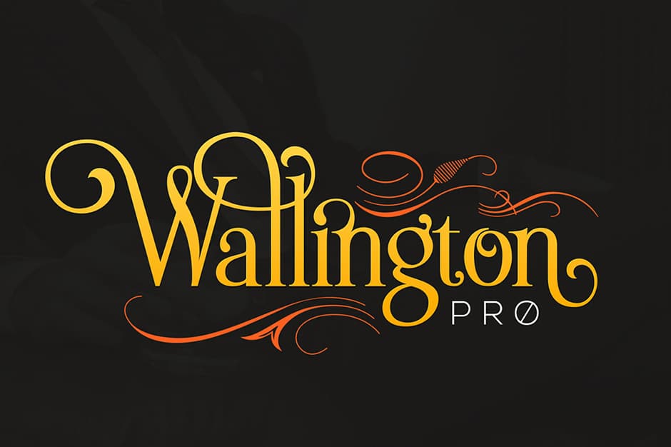 wallington-calligraphy font
