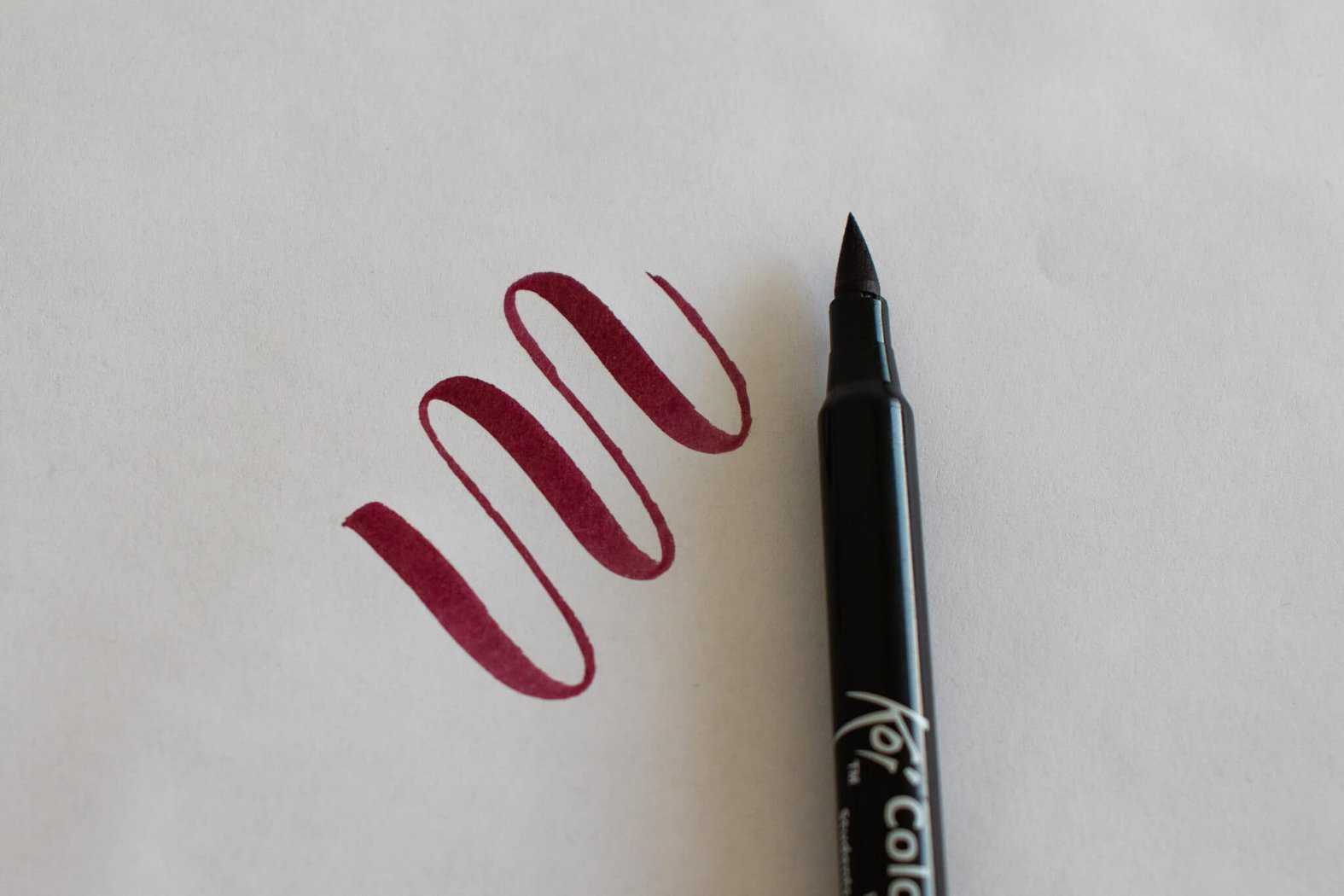 10 Black Brush Pens for Brush Lettering: a Comparison 
