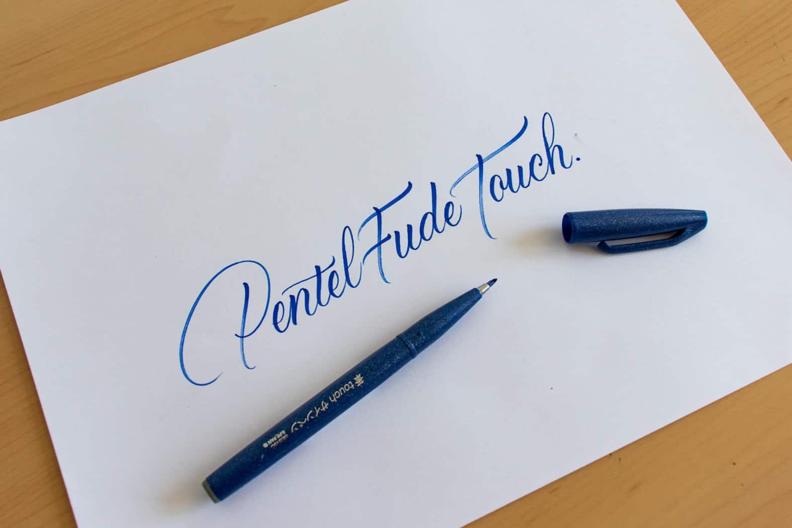 brush tip calligraphy pen