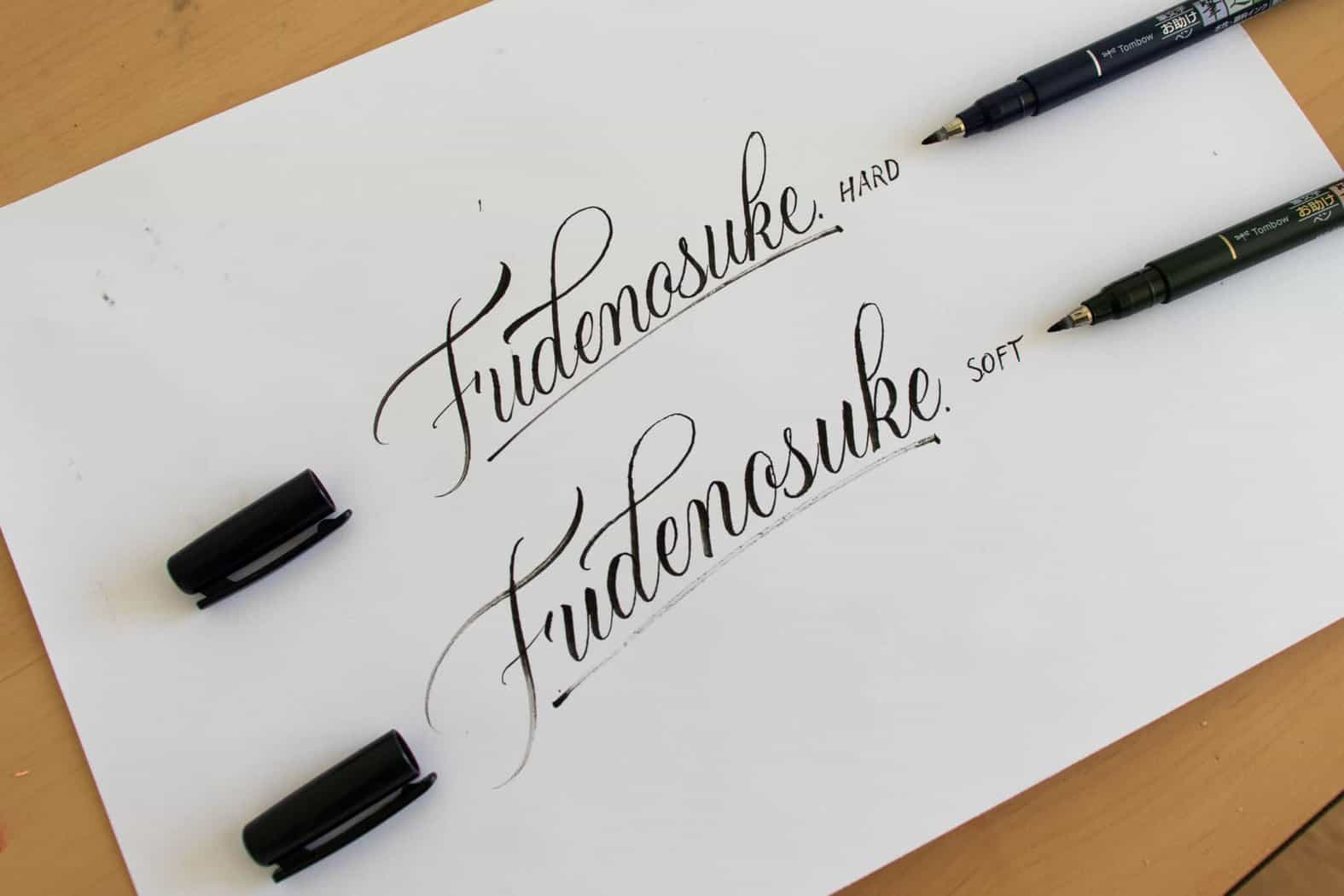 Art Lettering Stylestombow Fudenosuke Brush Pen - Calligraphy