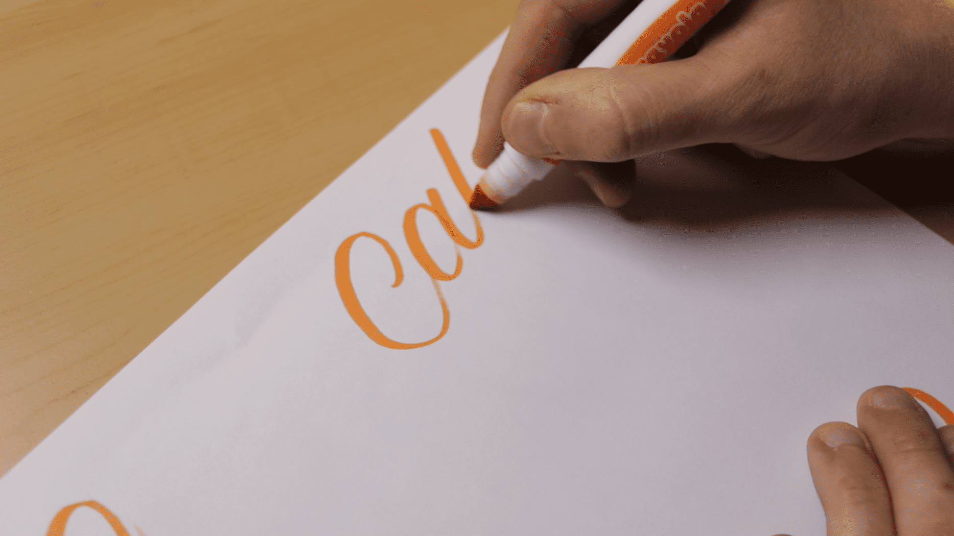 How to Write Crayola Calligraphy – The Postman's Knock