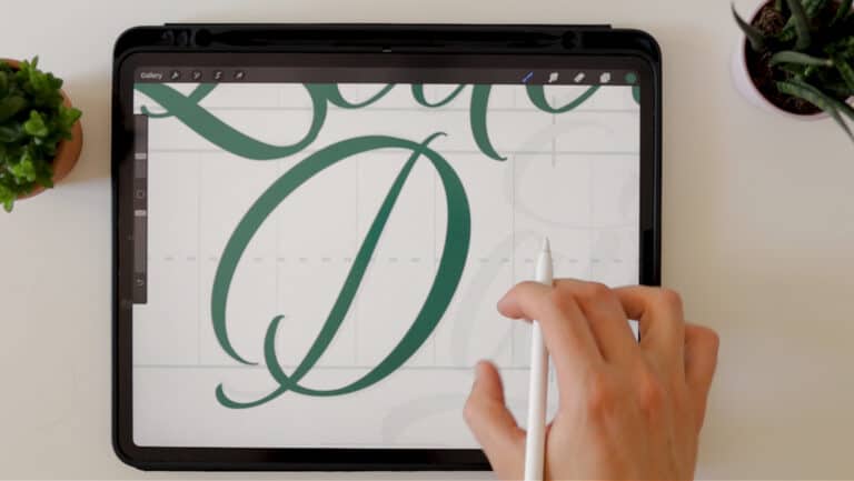 How To Easily Create An Embossed Effect In Procreate | Lettering Daily