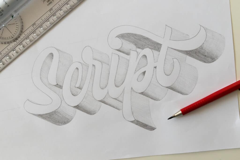how to draw 3d letter s