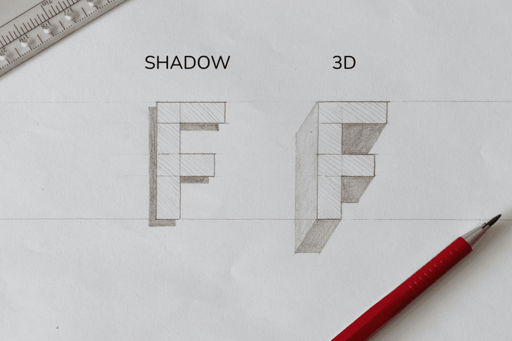 gevangenis landheer scannen How To Draw 3D Letters (+ Free Worksheets 2021) | Lettering Daily