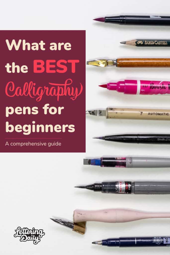5 of the best types of calligraphy pens in sets 