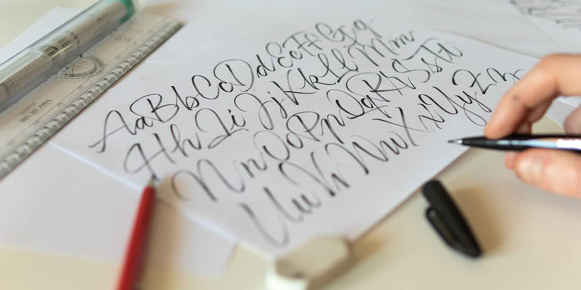 beautiful cursive writing styles