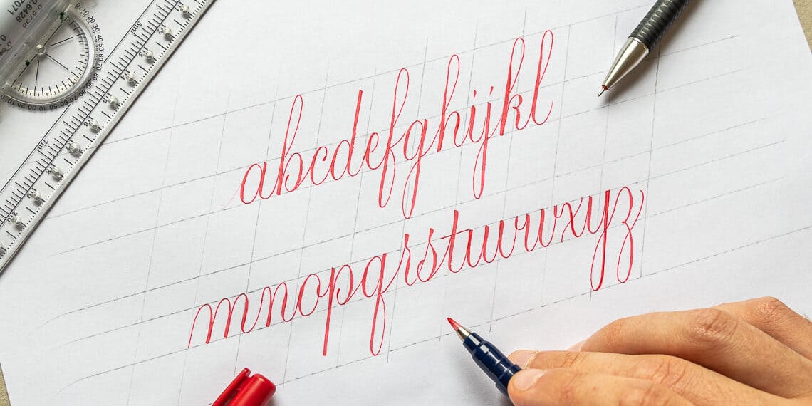 Modern Calligraphy For Beginners, Learn How to Make Beautiful Letters  using large brush pens
