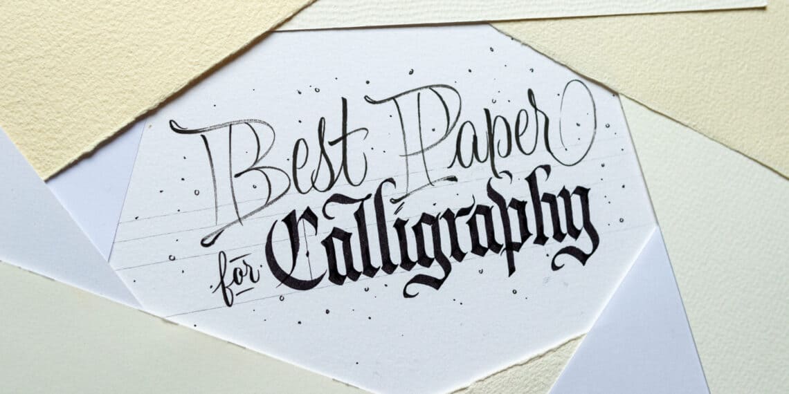 5 BEST PAPERS FOR HAND LETTERING BEGINNERS  Paper for brush lettering that  won't fray brush pens! 