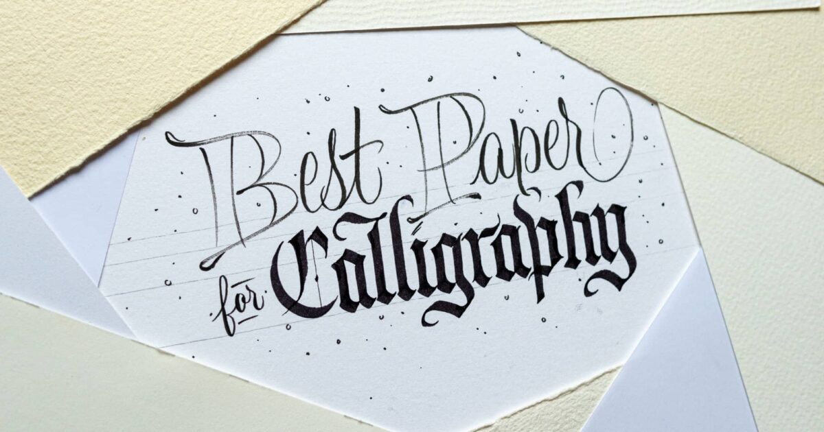 Best calligraphy paper for beginners cover image